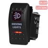 Waterproof Red LED Rocker Switch 12V 24V OFF Road Light ON OFF / ON OFF ON 3 Position Toggle for NARVA Carling ARB Style 4x4 Battery Switches5