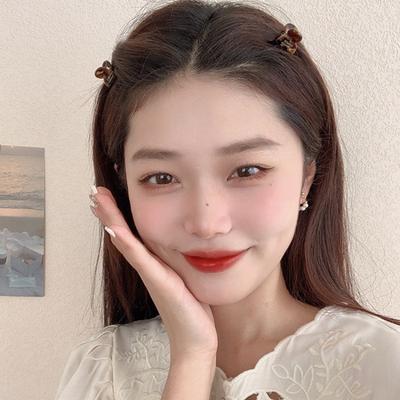 Temperament Trumpet Ins Fashion Side Forehead Bangs Clip Princess Head Grab Clip Summer Hairpin Shark Clip
