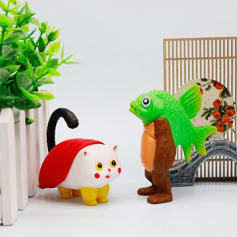 New Tung Tung Sahur Italian Brainrot Wooden Stick Creative Toys Desktop Decoration Collection Ornaments Funny Doll Toy Gift