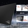 SIROOLAC Glass Gaming Mouse Pad 320mm X 360mm FPS Game Special Tempered Glass Durable 3mm Thickness Allows You To Aim At Your Opponent Accurately and