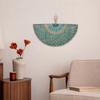 Bohemian Decorative Handmade Fan Vintage Hand Braided Fan Vintage Hand-woven Straw Fan  Home Decor