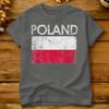 Vintage Poland Polish Flag Pride Gift Cotton T Shirt For Unisexs Summer Poland Polska Polish Tshirts Harajuku Tee Shirt Clothing
