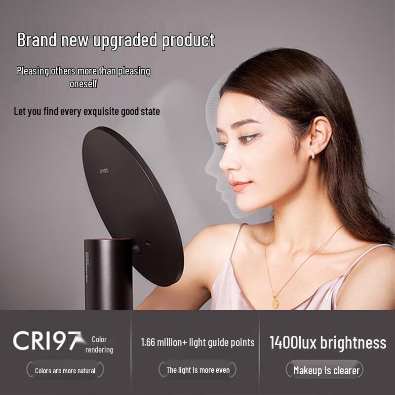 AMIRO LED Inteligentne Lustro Kosmetyczne na Biurko