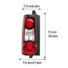 1 Pc Left/Right Tail Light for Peugeot Partner Van 2012-2019 Rear Light Without Bulbs for Citroen Berlingo Mk2 Van 2012-2018