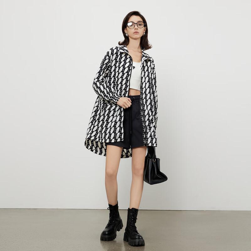 

Gejin Женская простая куртка-коммутер камуфляжной расцветки M