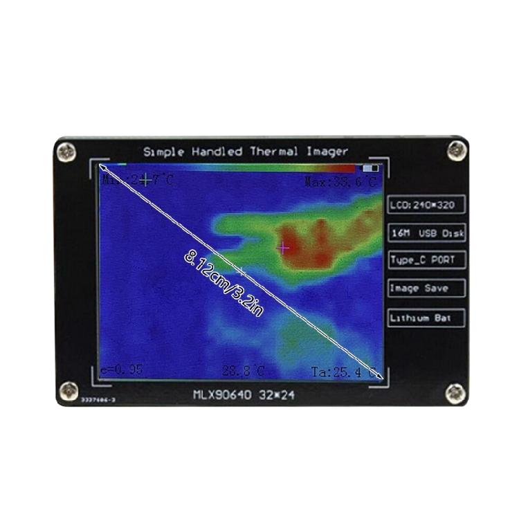Lightweight Thermal Imaging Scanner with Quick charges Capability & Temperature Difference Identification Functionality