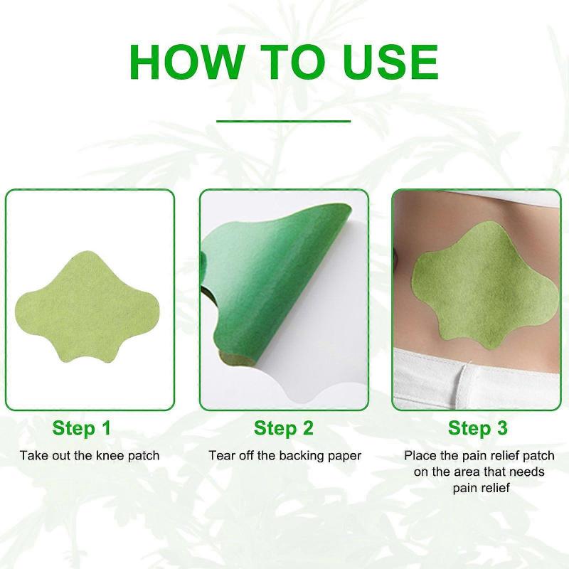 12pcs Knee Back Neck Lumbar Spine Pain Relief Plaster Wormwood Relieving Sticker