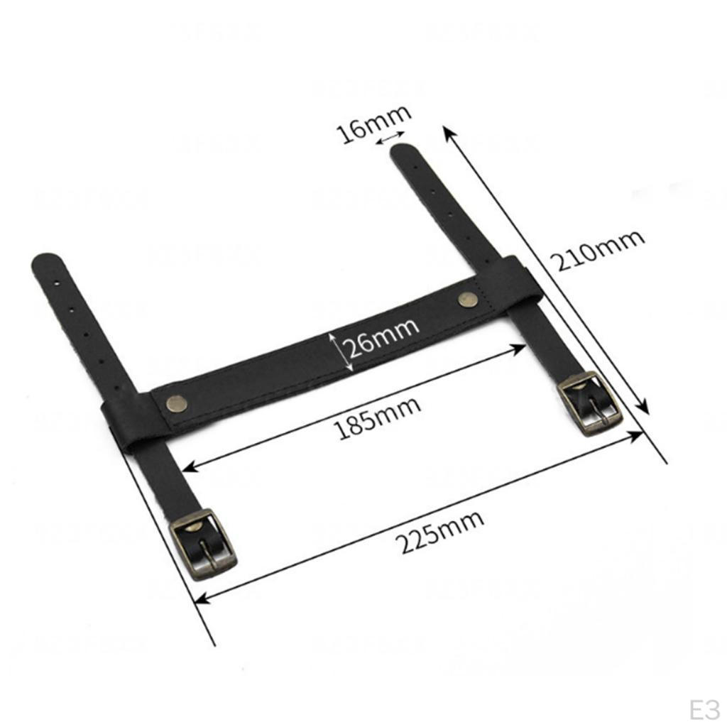Handlebar Universal Exquisite Leather for Travel Folding Removable