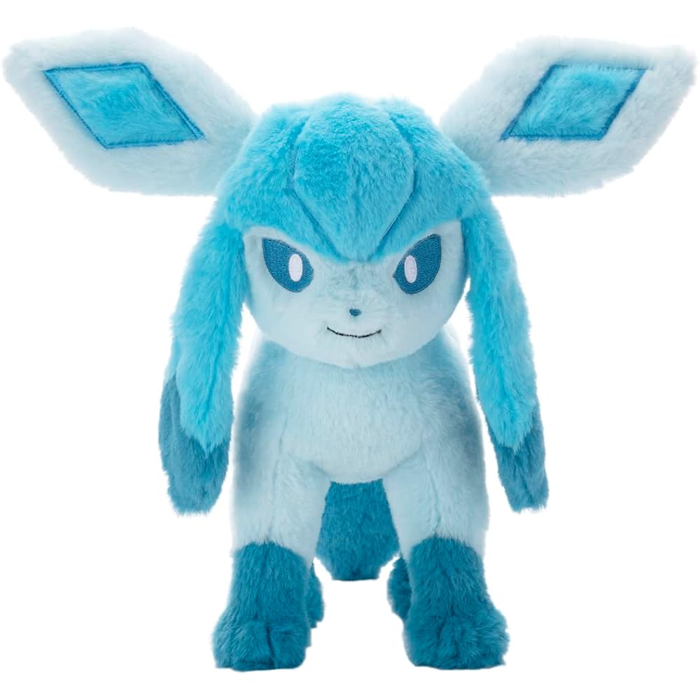 Takaratomy A.R.T.S Pokmon Plush Toy M Glaceon 28cm Soft Stuffed Animal