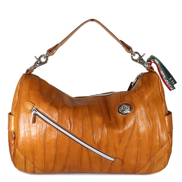 Orobianco Tote Genuine Made in Messenger Shoulder Crossbody Brand MOUCH Brown 2-Way Bag, Leather, Men's, Italy, Bag, Bag, Bag, New, SILVESTRA-C (Light