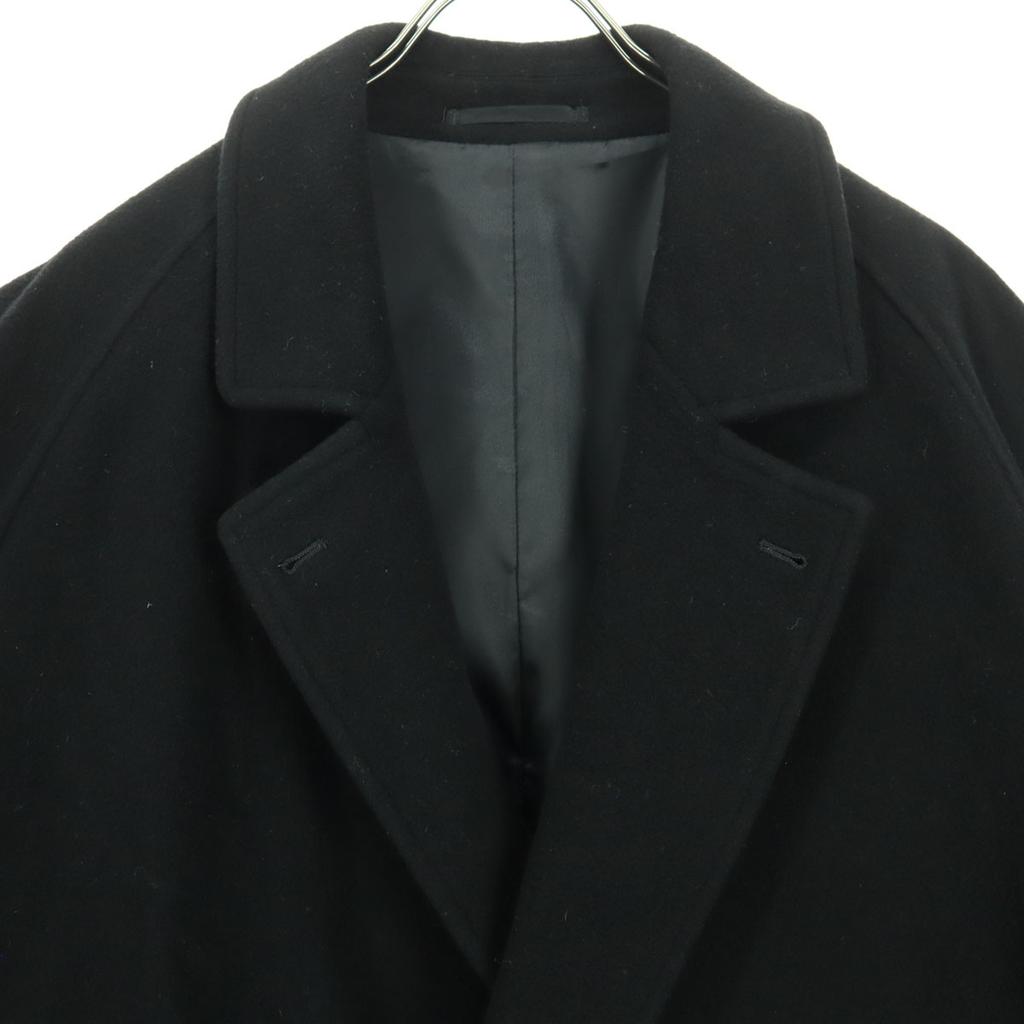 Beauty Products CASHMERE Cashmere Blend Long Sleeve Chester Coat LL Black Men's Used