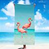 Mode Kunst modern Flamingo Tropisch Handtuch Weiche Strandhandtücher Schnelltrocknend Poolhandtuch für Reise Fitnessstudio Baden Spa Camping Sport Geschenk