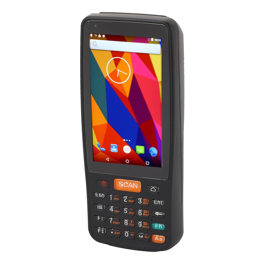 Barcode-Scanner QR-Code-Leser Datensammler Inventur-Scanner 100–240 V AC für Android 6.0 US-Stecker