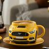 Handsome Sports Car Coffee Mug Mark Cup Resin Crafts Art Ornaments Stainless Steel Core Ornaments Coffee Cup Set Teacup Cup