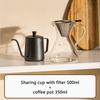 YWDL Hand Brewed Coffee Pot Set Home Ice Drip Sharing Pot With Filters Kitchen Coffeware Pour Over Coffee Drip Kettle