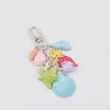 Zinc Zinc Alloy Beaded Starfish Turtle Keyring Cute Shell Tassel Pendant Ocean Style Keychain  Vacation