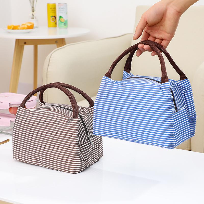 Insulated Bento Lunch Bag with Lunch Box Storage for Work, School, or Street Vendors