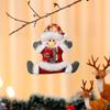4 Pcs Christmas Ornaments Sitting Doll Hanging Pendant Party Supplies for Holiday Wedding Party Wreath Decoration