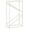 VidaXL Portant de bois chauffage blanc 60x25x100 cm, support à bûches de cheminée, support à bûches, support à bûches, 864328