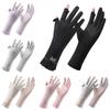 Breathable Sunscreen Gloves Lace Ice Silk Gloves New Sun Protection Gloves  for Summer