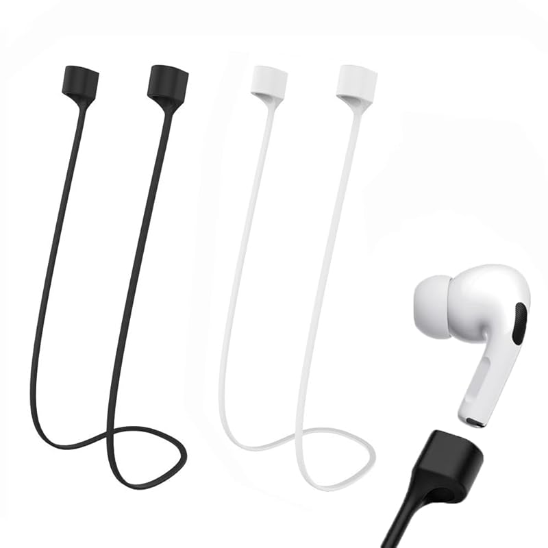 

LOYELEY earphones strap set of 2 magnet silicon headset neck strap lightweight Loss prevention Fall prevention Convenient storage wireless Earphone