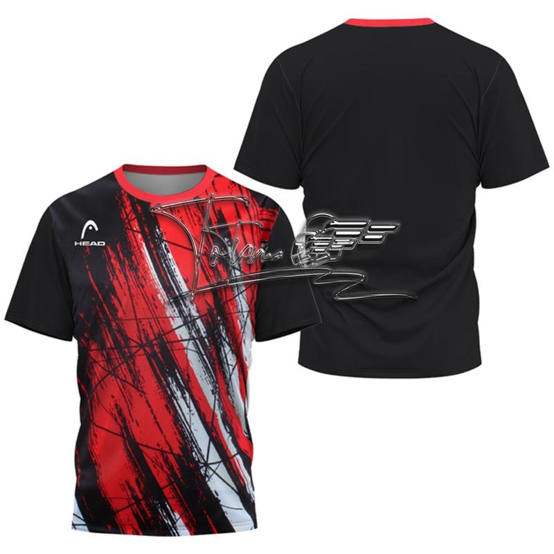 

Головной убор летняя дышащая мужская футболка для бадминтона, настольного тенниса, майка с круглым вырезом и коротким рукавом, свободный топ XL