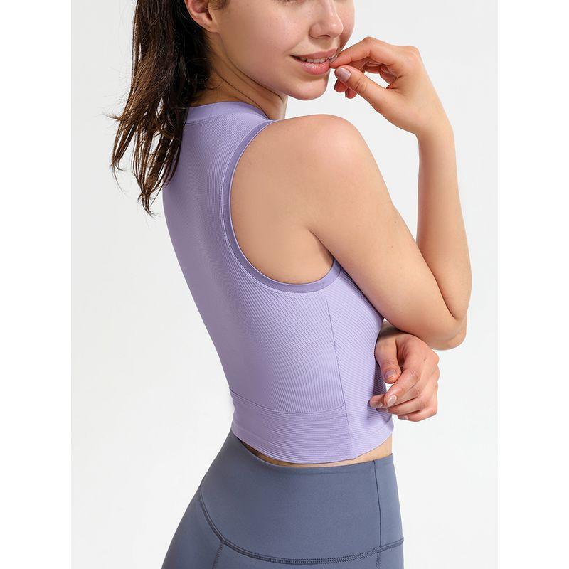 Original Yoga Vest Outer Wear Chest Pad Tight Quick-Drying Yoga Clothes Sleeveless T-shirt Women's Summer Sports Workout Clothes