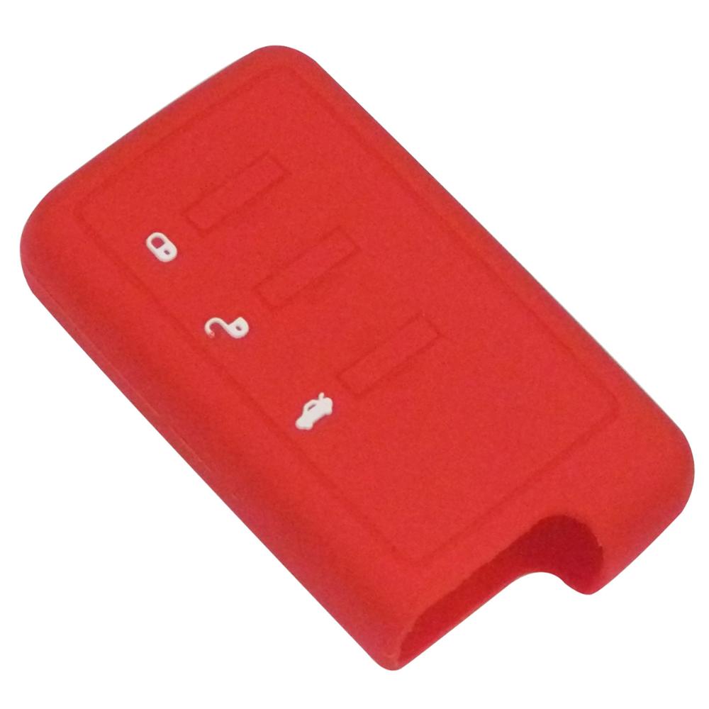 Jingyuqin Silicone Remote Smart Car Key Case Cover For Subaru XV Forester Outback Legacy 3 Buttons