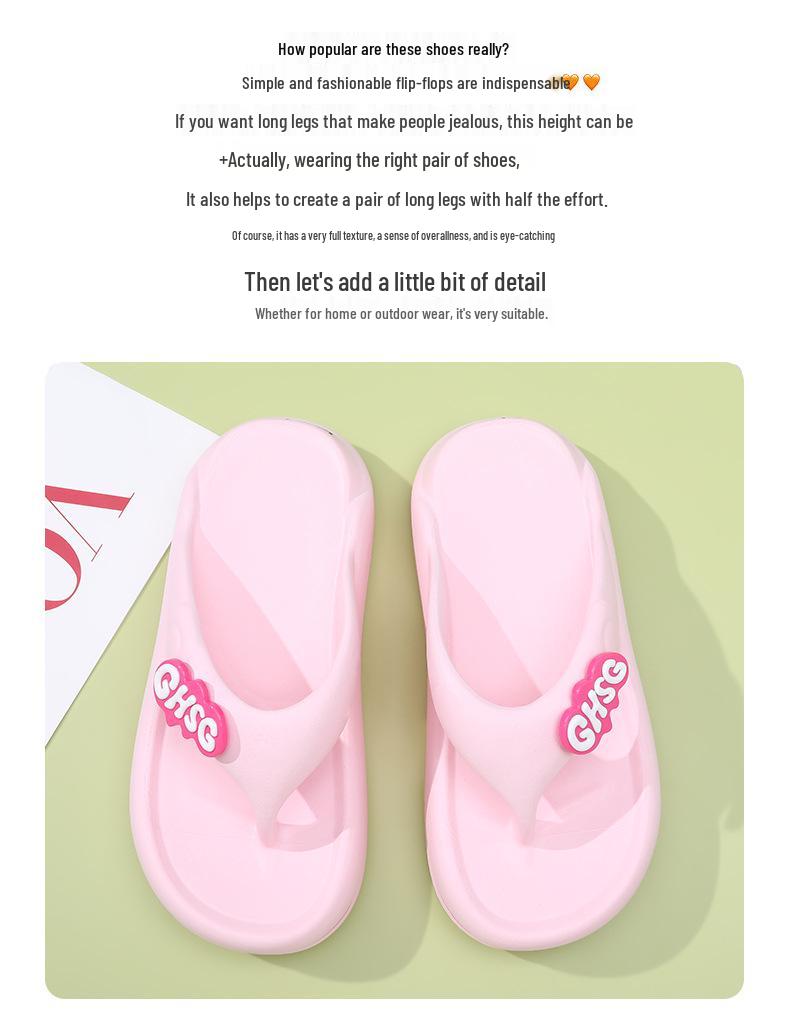 Tongs Antidérapantes pour Femmes 2024: Sandales décontractées pour les vacances à la plage pour le livestream