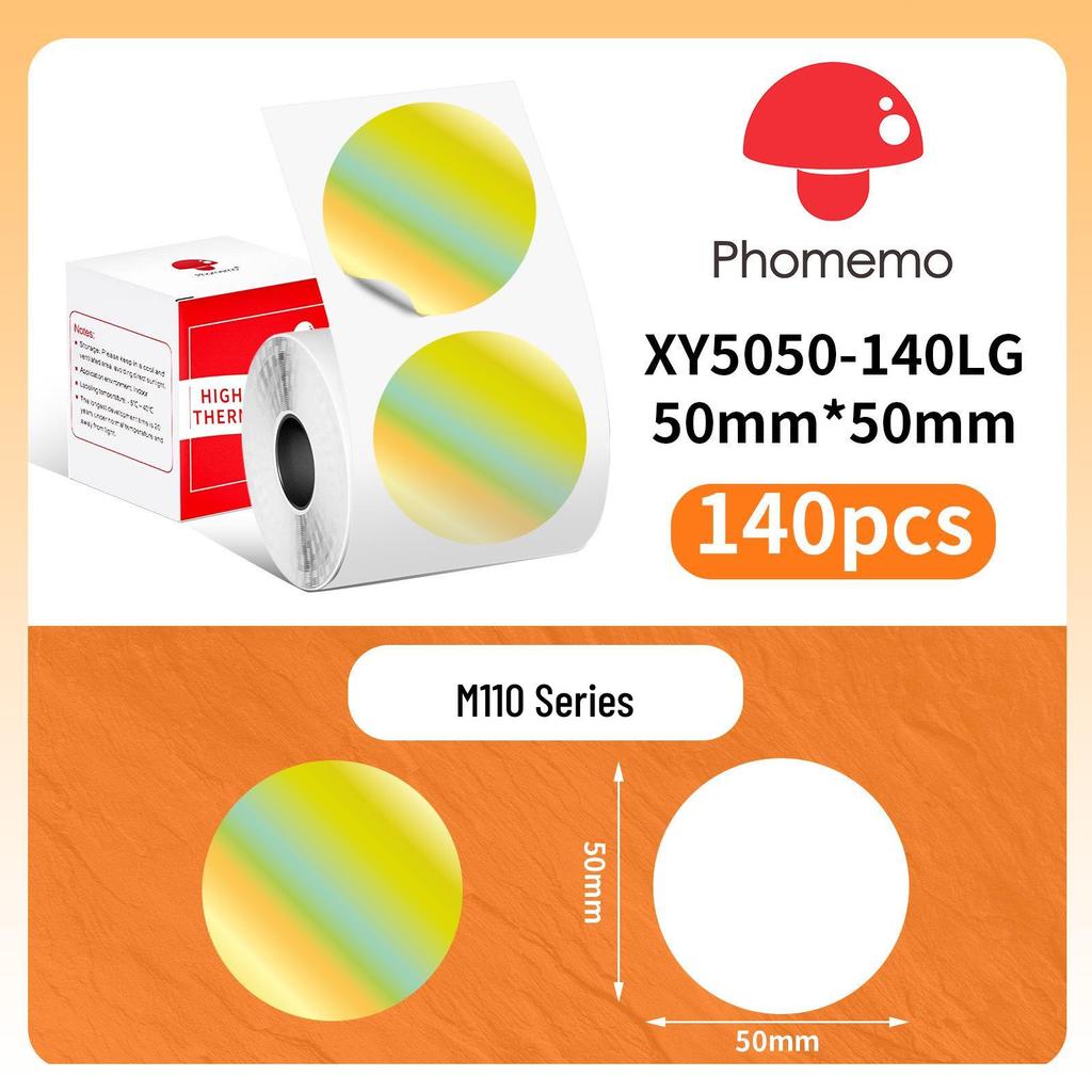 Phomemo M110 Thermodruck-Etikettenpapier: Selbstklebende, wasserdichte Preisschilder für Schmuck & Bekleidungsetiketten
