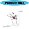 Unique Spiders Ear Cuff Not Piercing Earrings Fashionable Ear Clip Halloween Jewelry Suitable for Various Styles