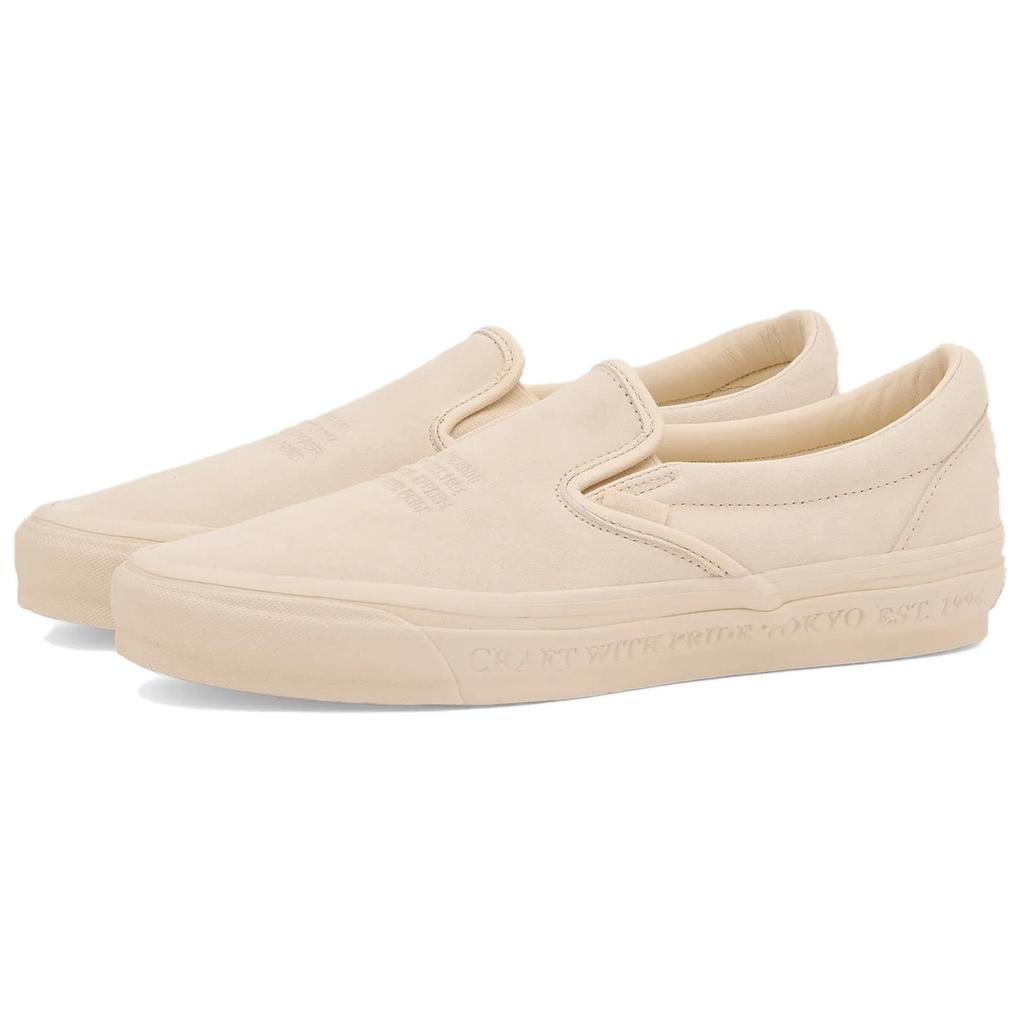 Vans Neighborhood X Slip-On 98 Versatile Comfortable Durable Low-Top Skate Shoes Unisex Sneakers Beige VN000EDG7VJ