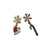 European Snowflake Christmas Earrings - Trendy Festive Ornament Hooks