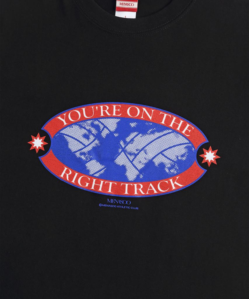 Minasu Right Track T Shirt_Black