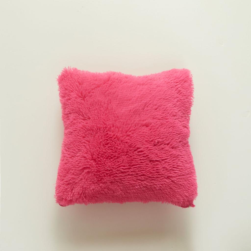 Korean Plush Pillow Cover, Crystal Plush Sea Lion Pillow, Soft and Comfortable Solid Color Creative Cushion Cover