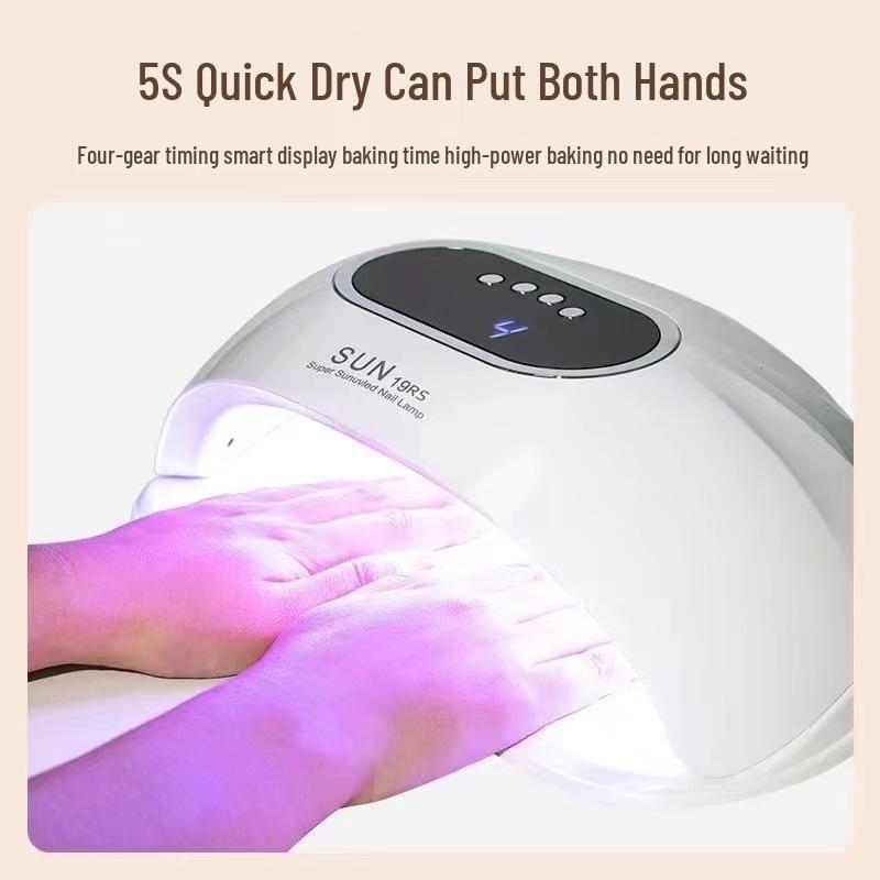 5-Second Quick Dry LED Nail Gel Lamp for Home & Salon Use