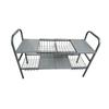 Extendable Two Layer Kitchen Storage Unit With 4 Shelves 4 Baskets Made From Durable Carbon Steel