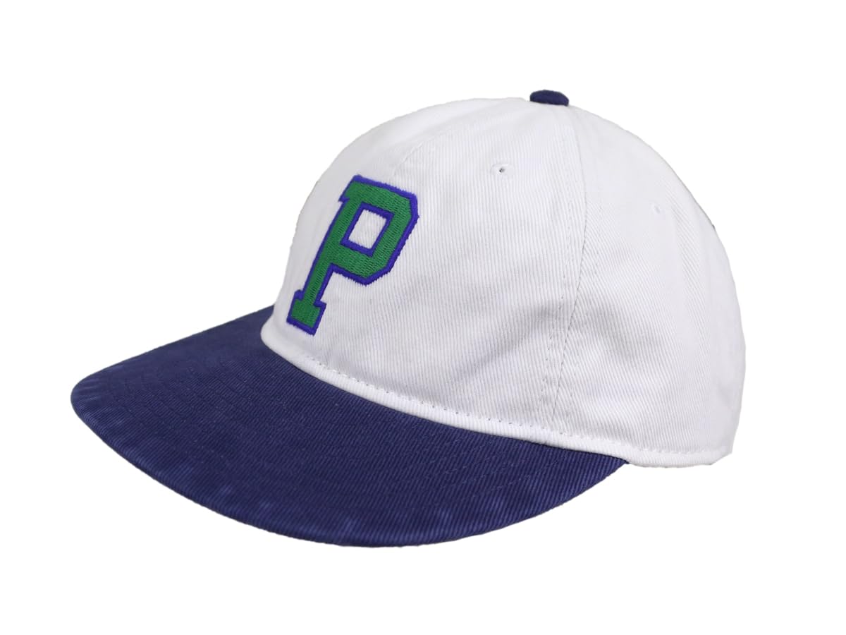 

Ralph 2 Tone P Logo Vintage Baseball Cap Hat (Polo Lauren) Men s Women s 01080121-WHITE [Item]