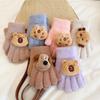 Capybara Mittens Thicken Keep Warm Gloves Portable Gloves  Outdoor