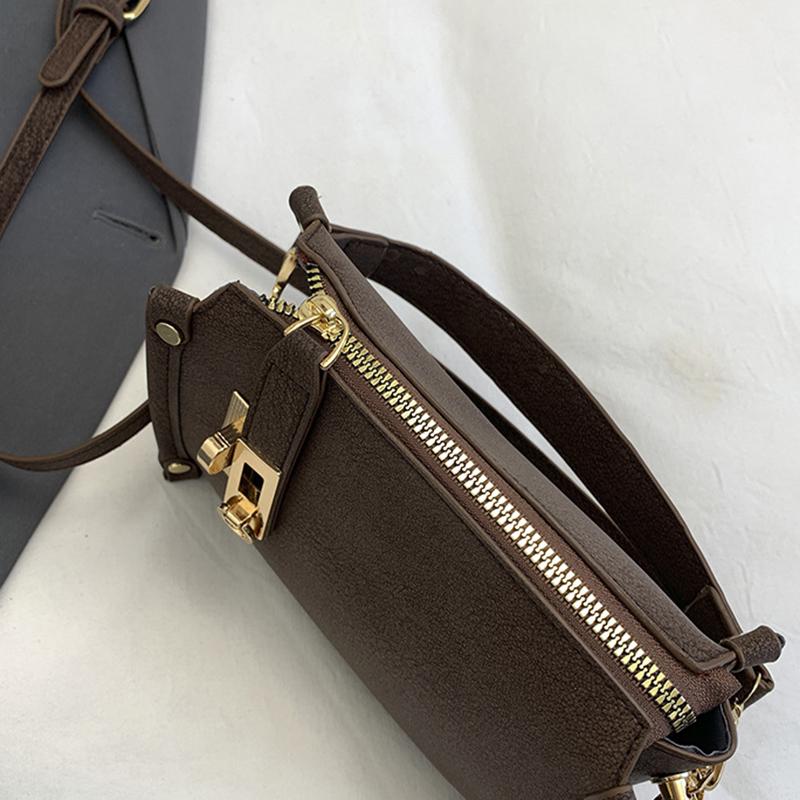 Retro Faux Leather Tote Pillow Bag Stylish Versatile Square Shoulder/crossbody Bag High-quality Mini Boston Bag Elegant Women's Handbag