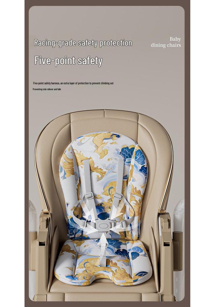 Adjustable Foldable High Chair & Portable Infant Dining Seat