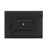 Série Artesanal Design Clássico de Envelope Couro de Grão Integral Clutch Masculino Preto MB130314