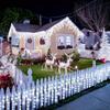 Solar-Powered Christmas LED String Lights for Outdoor Garden and Courtyard Decor