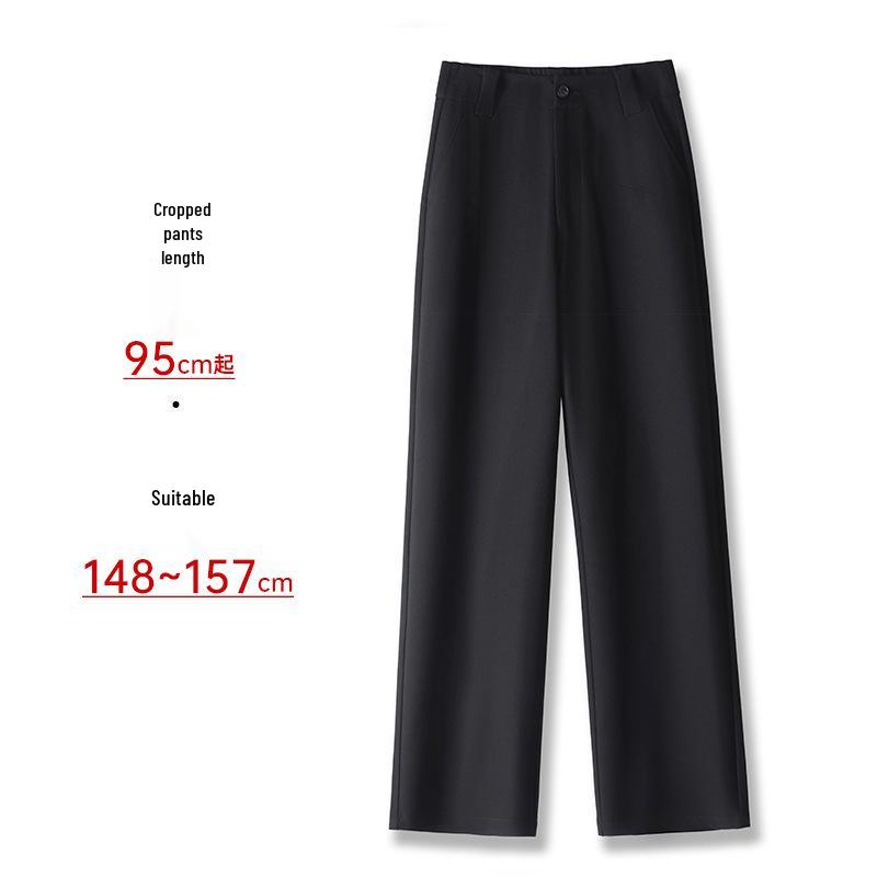 Women's Tencel Acetate Loose Fit Draping Casual Pants - Slimming, Versatile, Narrow To Wide Leg (Spring 2025)