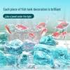 Eisblaue Kristallsteine Aquariumkies für Betta-Aquarien