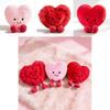 Plush Heart Shaped Toy For Valentines Day Gift For Girls And Kids