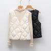 Goose Down Jacket Women's Light Vest Gourd New Autumn and Winter Simple with Down Liner Inside
