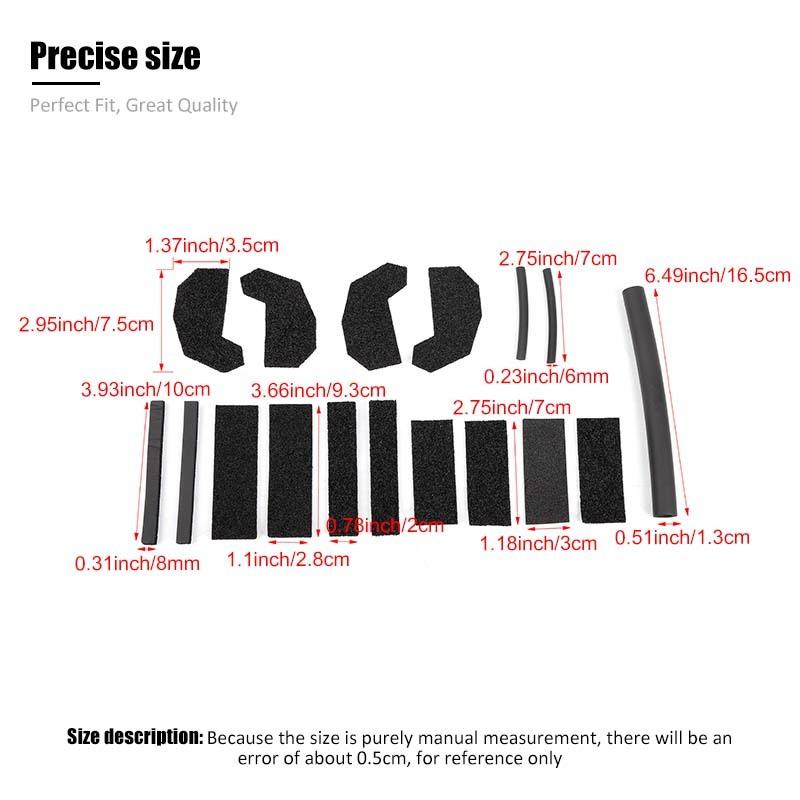 Kit de reparare a etanșării etanșării acoperișului mașinii pentru Jeep Wrangler JK 2007-2017 Kit de etanșare a etanșării intemperiilor din cauciuc cu top dur