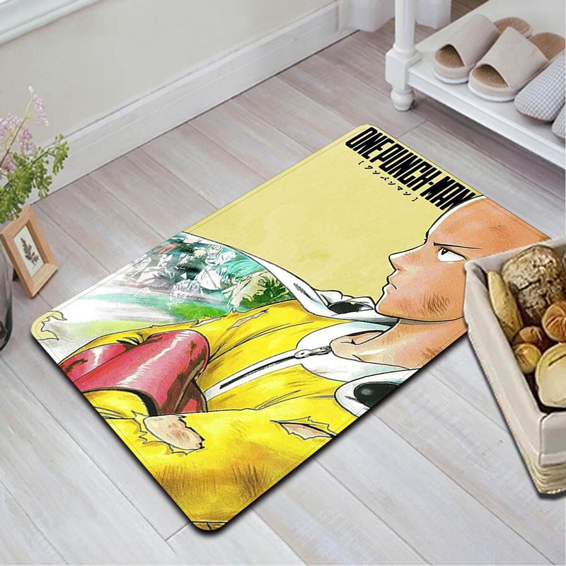 One-Punch Man Rug Floor Mat for Living Room or Bedroom Soft and Comfortable Carpet a Gift for Birthday and Holiday.DFF0925501