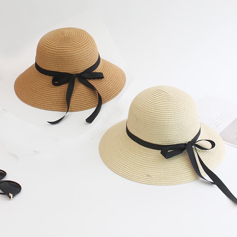Summer Straw Big Foldable Beach Sun Straw Floppy Sun Block UV Protection Hat Ladies Outdoor Travel Hat